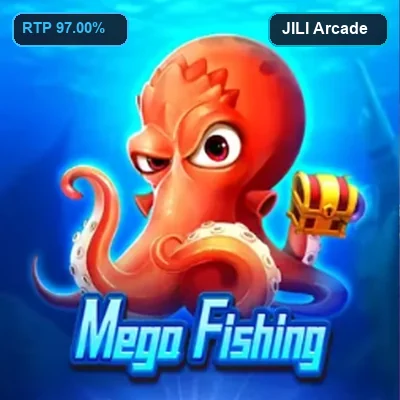 Mega Fishing arcade fish shooting game card